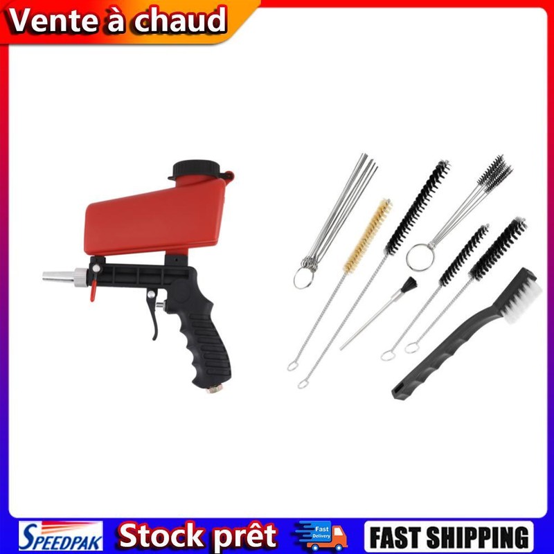 Adjustable Sandblasting Gun 90psi Portable Sand Blaster Sand Blasting Machine Fr