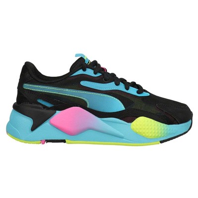 

Puma RsX3 Полупрозрачные женские синие кроссовки на шнуровке Повседневная обувь 384734-01, Синий, Puma RsX3 Translucent Lace Up