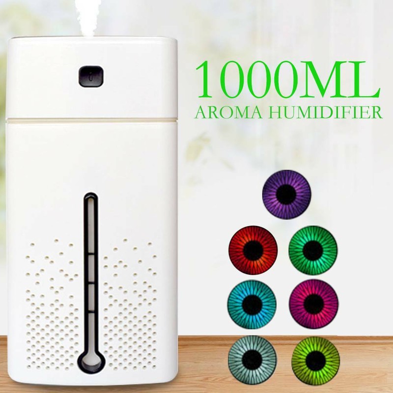 7 Farben LED Ultraschall Luftbefeuchter Aroma Diffuser Aromatherapie Humidifier
