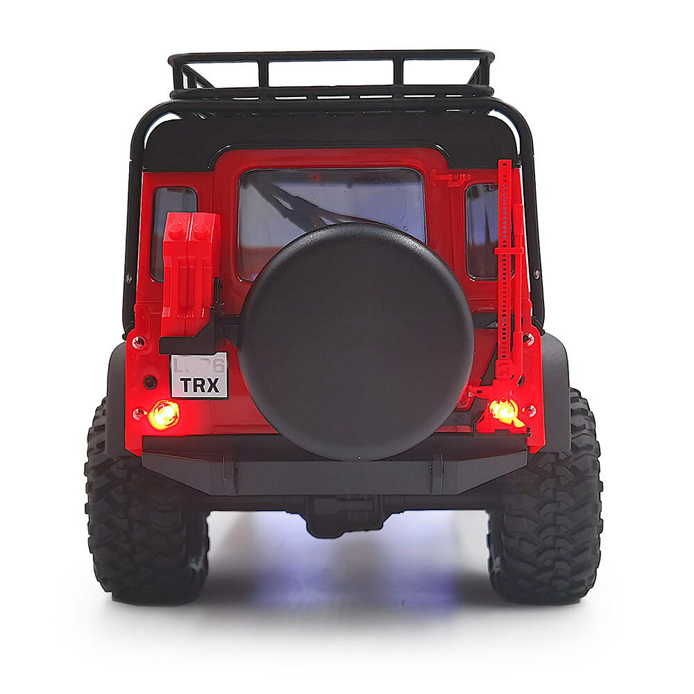 For 1/18 TRX4-M Crawler Car Headlights Taillights Kit LED Lights Upgrade