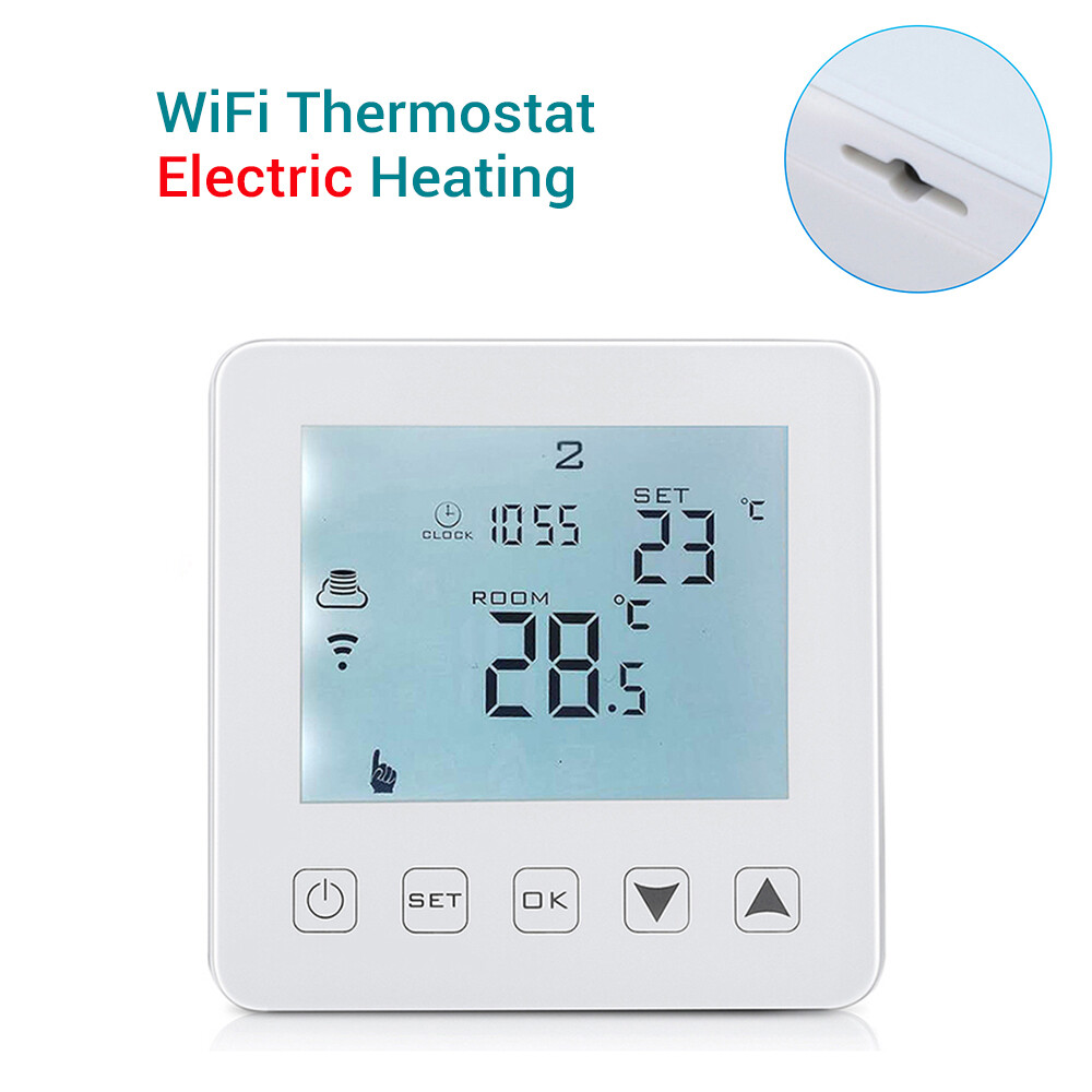 WiFi Programmable Thermostat Electric Smart Digital APP Alexa Google