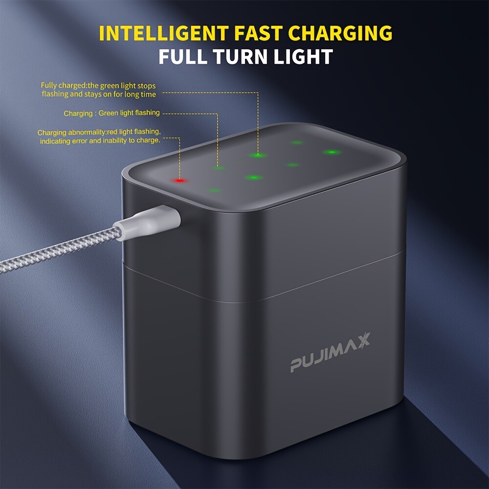 16 PCS PUJIMAX 1.5V 3400mWh AA Rechargeable Lithium Batteries with 2pk Charger