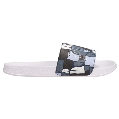

Мужские белые повседневные сандалии Puma Leadcat Ftr Basketball Camo Slides 382736-01, Белый, Puma Leadcat Ftr Basketball Camo Slides