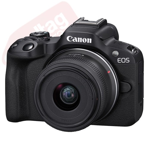 Canon EOS R50 Mirrorless Camera Black + 3 Lens Kit 18-45mm + 32GB + Flash & More