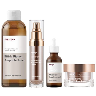 Manyo Factory Bifida Biome Care 4 Set Toner Serum Ampoule Cream K-beauty