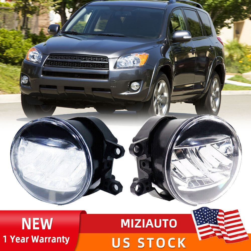 Pair LED Fog Light Lamp For Lexus RX350 For Toyota RAV4 Sienna Tacoma Replcement
