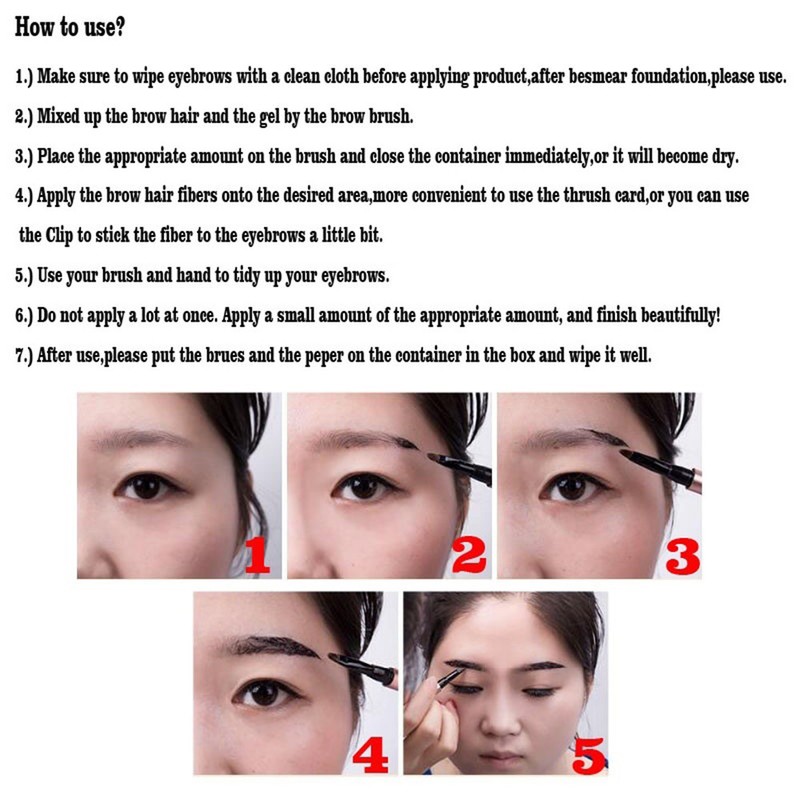 Make Up Hair Fiber Enhancer Brush Gel Tint Pen Eyebrow Extension Eyebrow Cream Ebay
