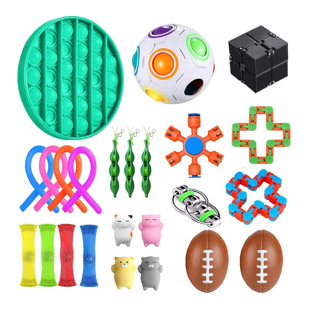 24 Pack Fidget Toys Set Sensory Tools Bundle Stress Relief Hand Kids Adults Toy Ebay