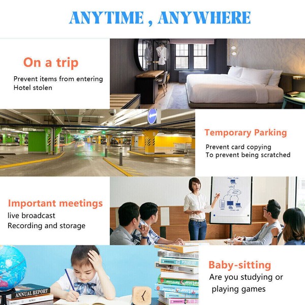 Built-In Battery WIFI Mini HD 1080P Camera Wireless Home Security  Night Vision - Image 10