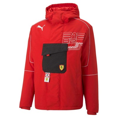 

Puma Sf Statement Shell Full Zip Jacket Мужские красные пальто Куртки Верхняя одежда 5357830, Красный, Puma Sf Statement Shell Full Zip Jacket
