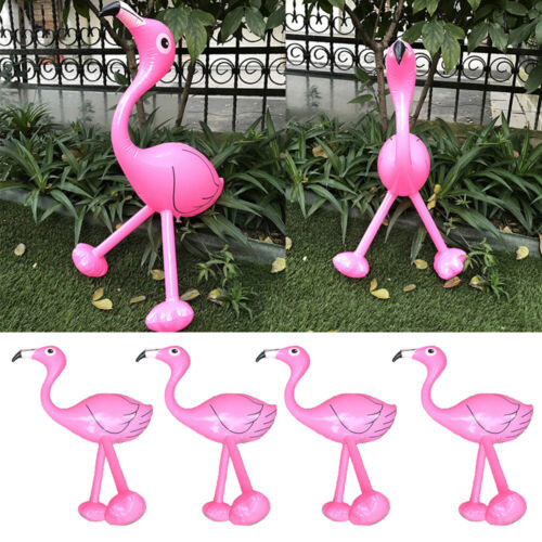 64cm Pink Inflatable Flamingo Hawaiian Party Decorations Fancy Dress Hen Stag