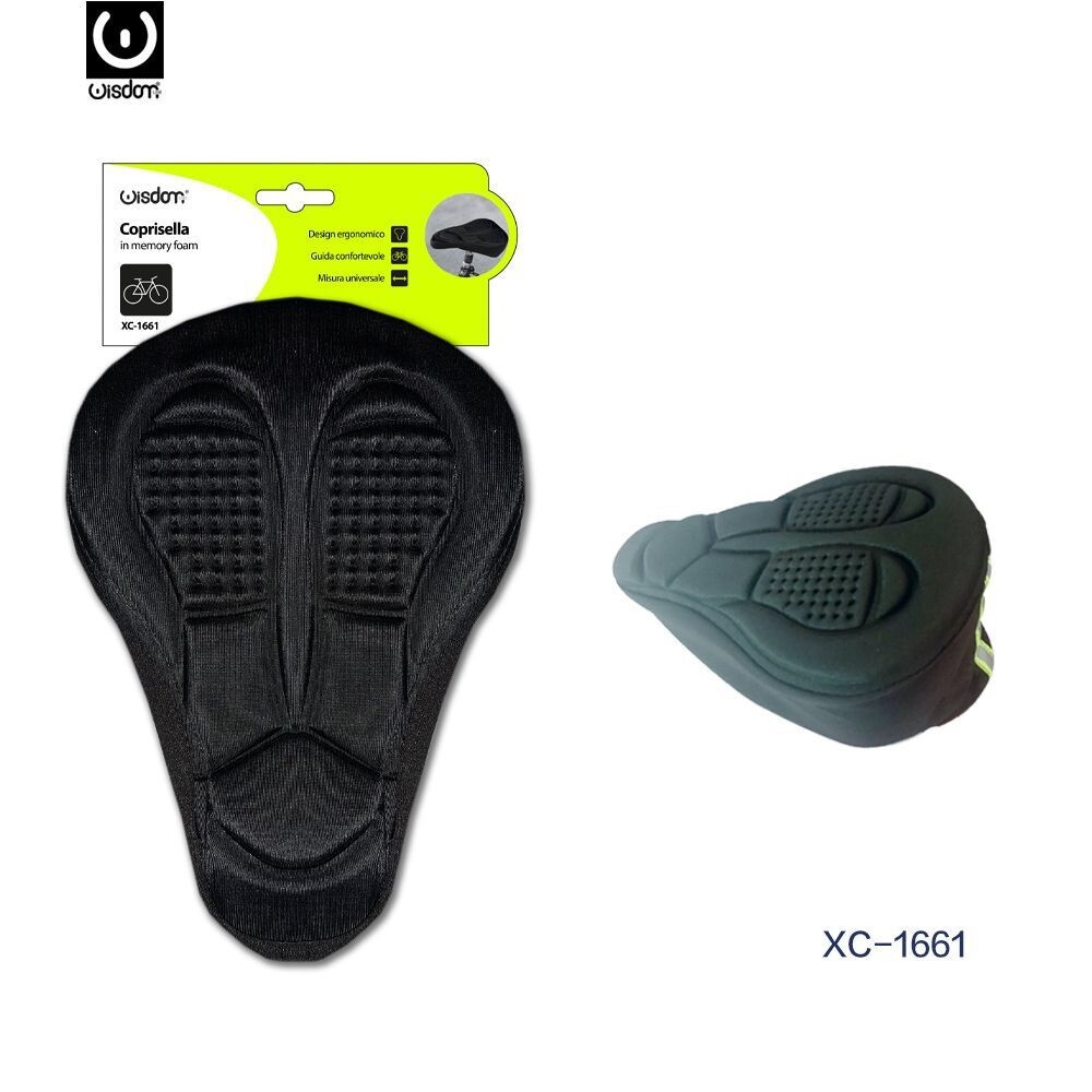 Coprisella Copertura Sella Sellino Memory Foam Per Bici Bicicletta Xc-1661 wis