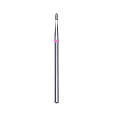 Staleks diamond nail drill bit, pointed bud, red, head 1.6mm/3.4mm -FA50R016/3.4