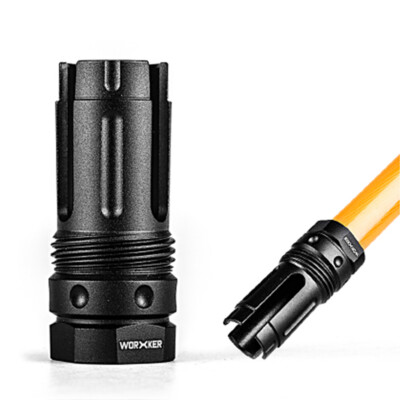 Worker MOD ACC Blackout Flash Hider Muzzle Screw Barrel Tube Blaster Modify Toy