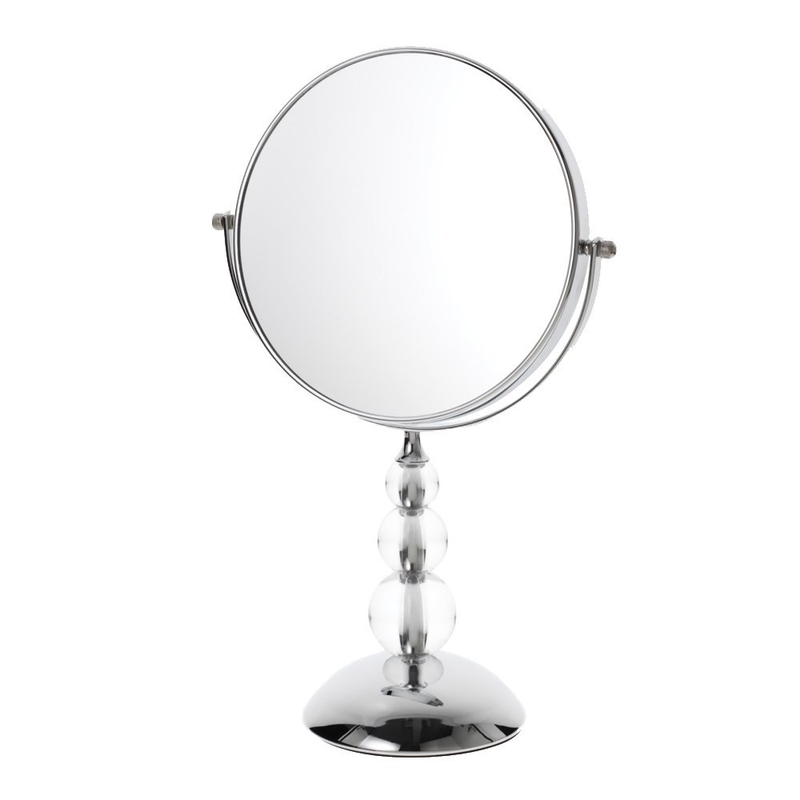 UPC 064323094443 product image for Danielle Satin Nickel Three Ball Deco Base Vanity X 10 Magnified From Uk | upcitemdb.com