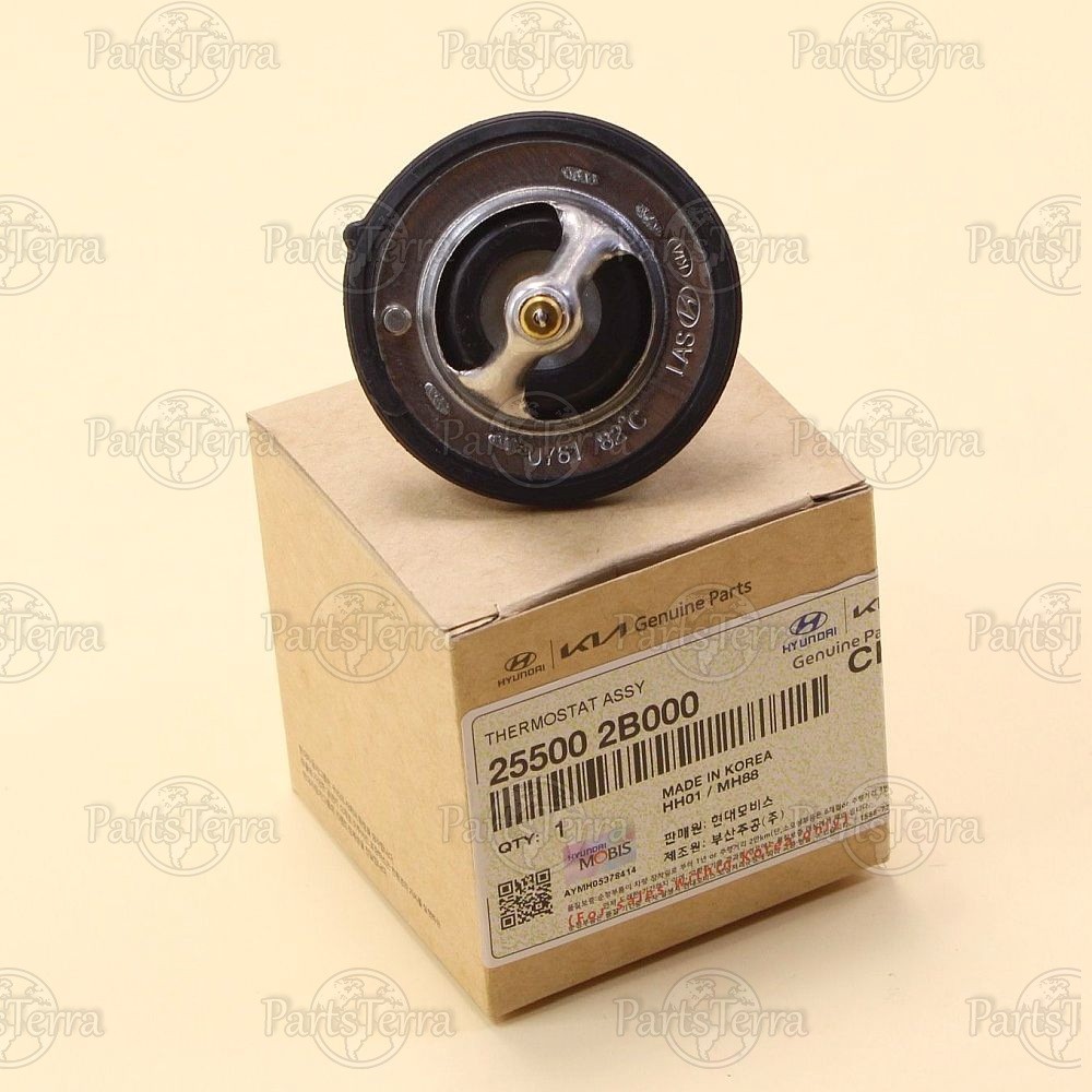 New Genuine OEM Hyundai ACCENT Kia FORTE Engine Thermostat Assembly 25500-2B000