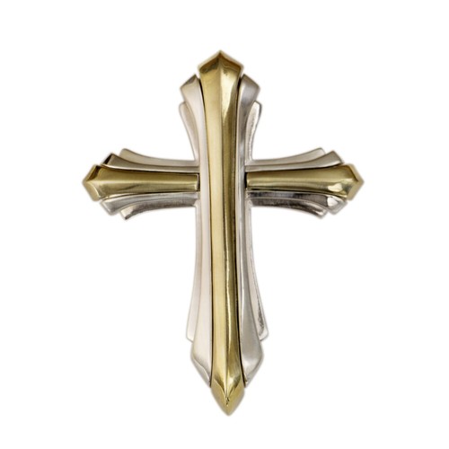 Brass Accessory Huge 925 Sterling Silver Cross Pendant Biker Brass Accessory Huge 925 Sterling Silver Cross Pendant Biker