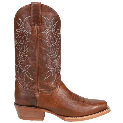 

Justin Boots Vickery Square Toe Cowboy Womens Brown Casual Boots CJ4010, Коричневый, Justin Boots Vickery Square Toe Cowboy