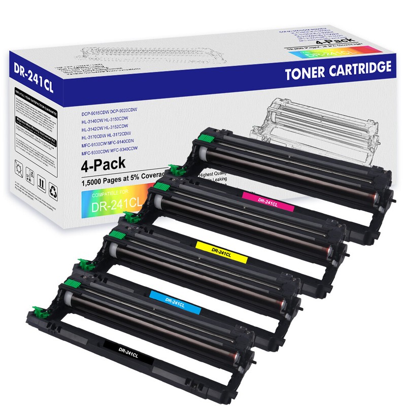 4 Trommel Kompatibel FÃ¼R Brother Tn-241 Dr-241cl Mfc-9130cw Hl-3142cw Dcp9022cdw