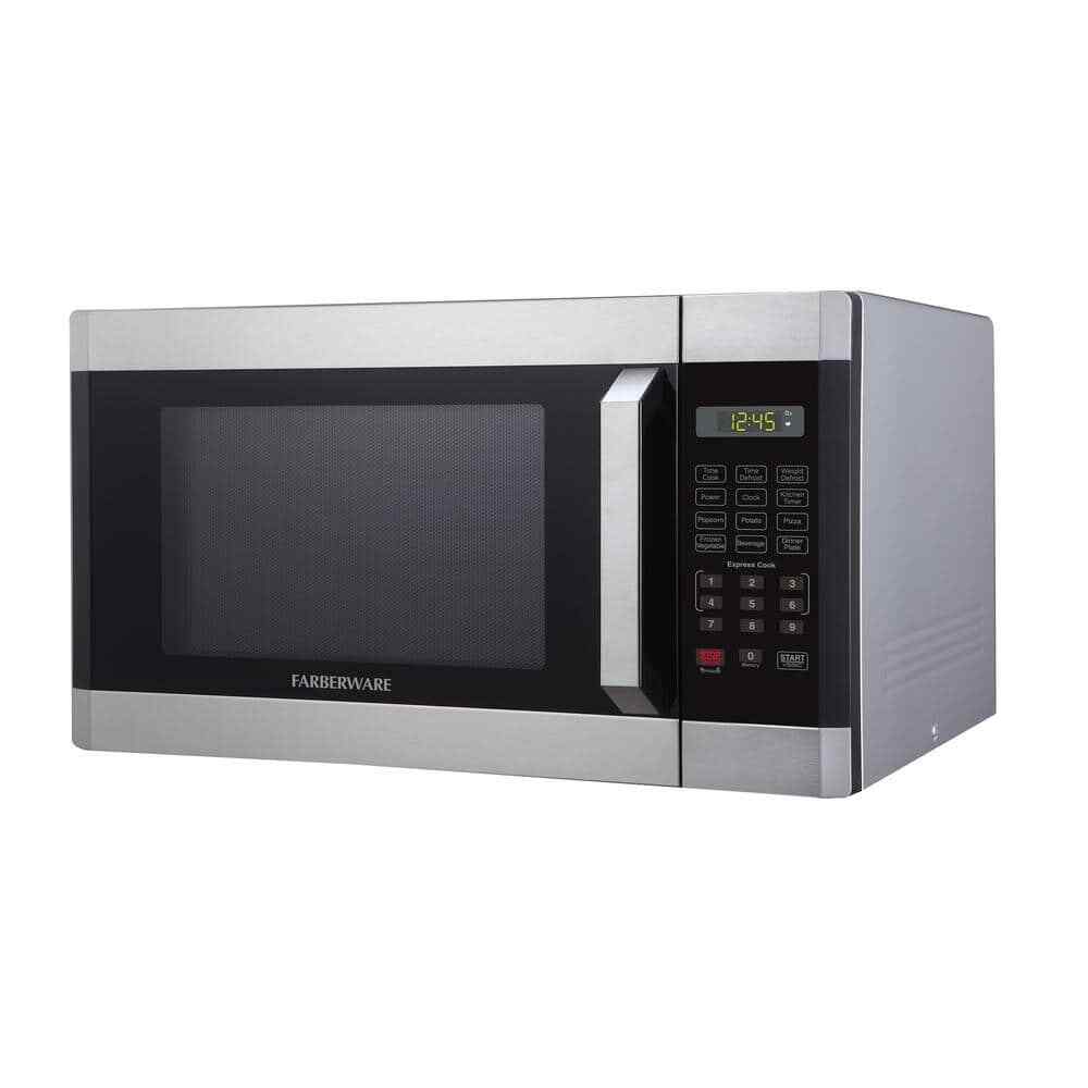 1.6 Cu. Ft. 1100-Watt Microwave Oven, Stainless Steel