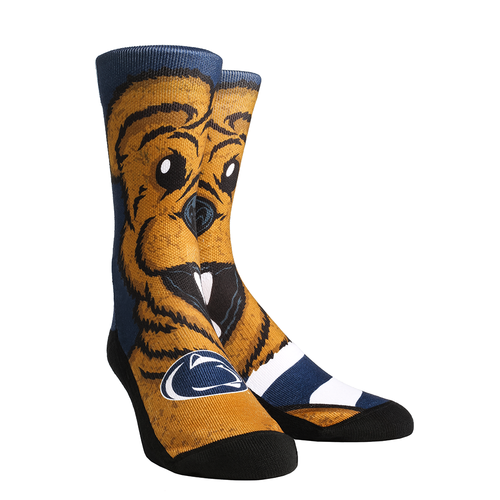 Rock Em Elite Penn State Nittany Lions Mascot NCAA Licensed Crew Socks