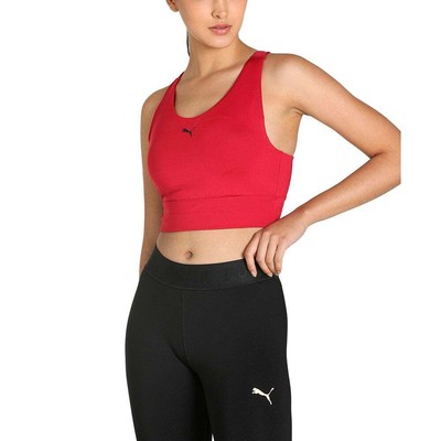 

Женский спортивный бюстгальтер Puma Mid Impact AllIn Long Line, размер , повседневный, 521113-33, Красный