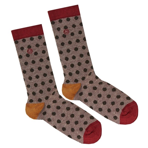 FAT FACE Mens Pair Big Polka Dot Spot Socks Burgundy Red Black UK 6½9 > BNWT eBay