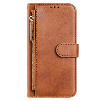 Leather Zipper Wallet Phone Case for Xiaomi Redmi Note 13 Pro 12 11 10 11T 12T