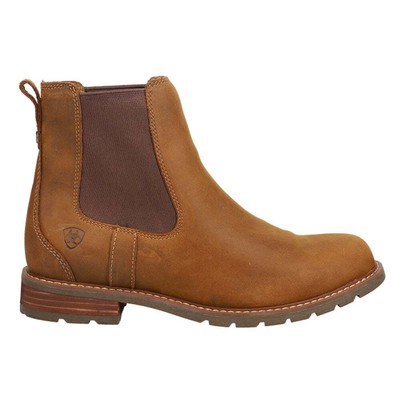 Женские коричневые повседневные ботинки Ariat Wexford H2o Round Toe Chelsea 10033941