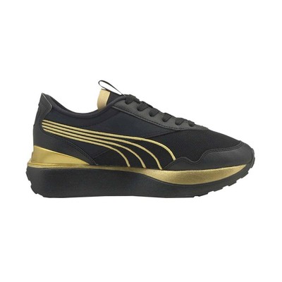 

Повседневная обувь Puma Cruise Rider Metallic Womens Black Sneakers 381615-02, Черный, Puma Cruise Rider Metallic