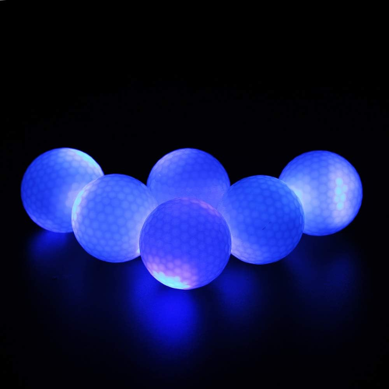 LED Light up Golf Balls, Glow in the Dark Night Glow Golf Balls