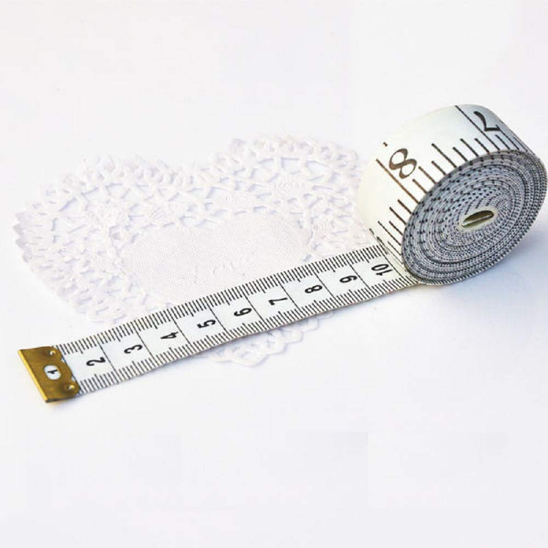 Get Accurate Body Measurements-Soft Tape Measure- 60-Inch Length-White Color