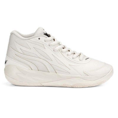 Белые кроссовки Puma Mb.02 Whispers для баскетбола и молодежи для мальчиков, спортивная обувь 3783610