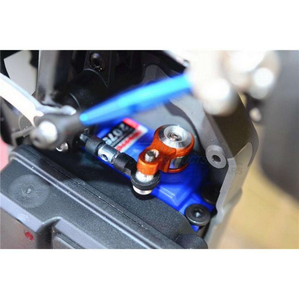 For Traxxas 4-Tec 2.0/3.0-ALUMINUM SERVO SAVER WITH ALUMINUM STEERING LINK