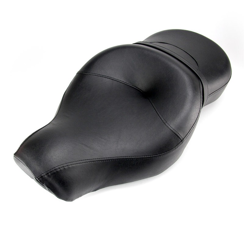 Rider and Driver Passenger Seat 2 Up For Harley Sportster Iron XL 883 1200 72 48