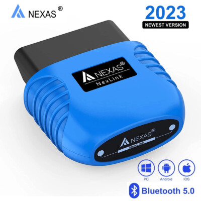 NEXAS NexLink Car Bluetooth5 OBDII Scanner Diagnostic Scan Tool for IOS Android