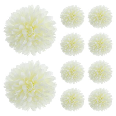  50 Pcs Wedding Supplies Bride Bouquet White Bouquets Hydrangea Bridal