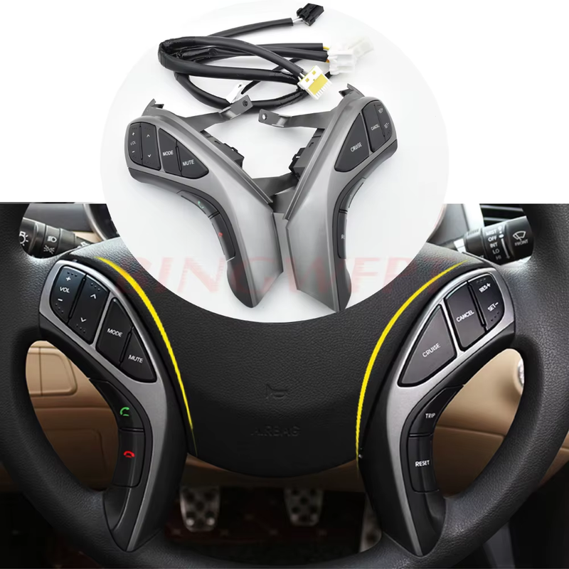 High Quality For 2012 2013 2015 Hyundai Elantra Multifunction Steering wheel But