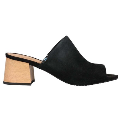 Женские черные повседневные сандалии TOMS Grace Block Heels 10015126T