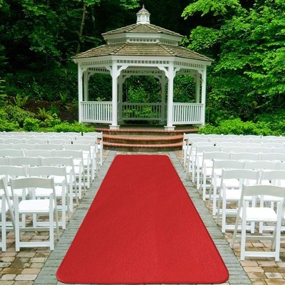 House, Home and More Red Carpet Aisle Runner - 3' x 25' - Many Other Sizes to ..
