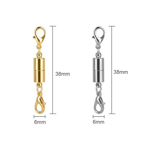 Strong Magnetic Jewelry Lobster Claw Lock Clasp Necklace Bracelet Hook Connector