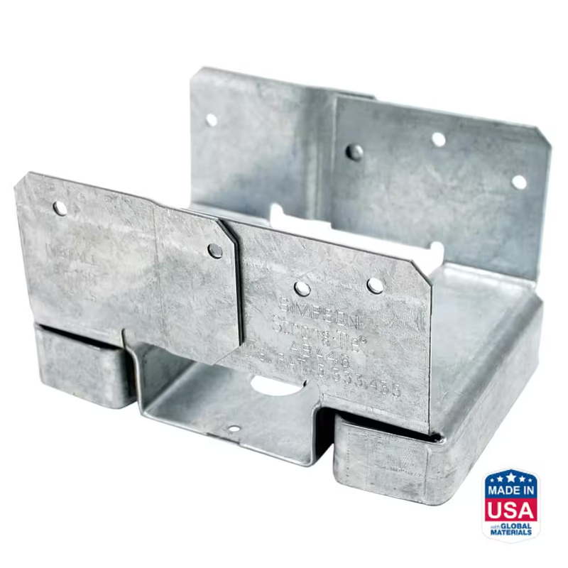 Simpson Strong Tie Post Base 4x6 Adjustable Galvanized Steel Standoff Deck