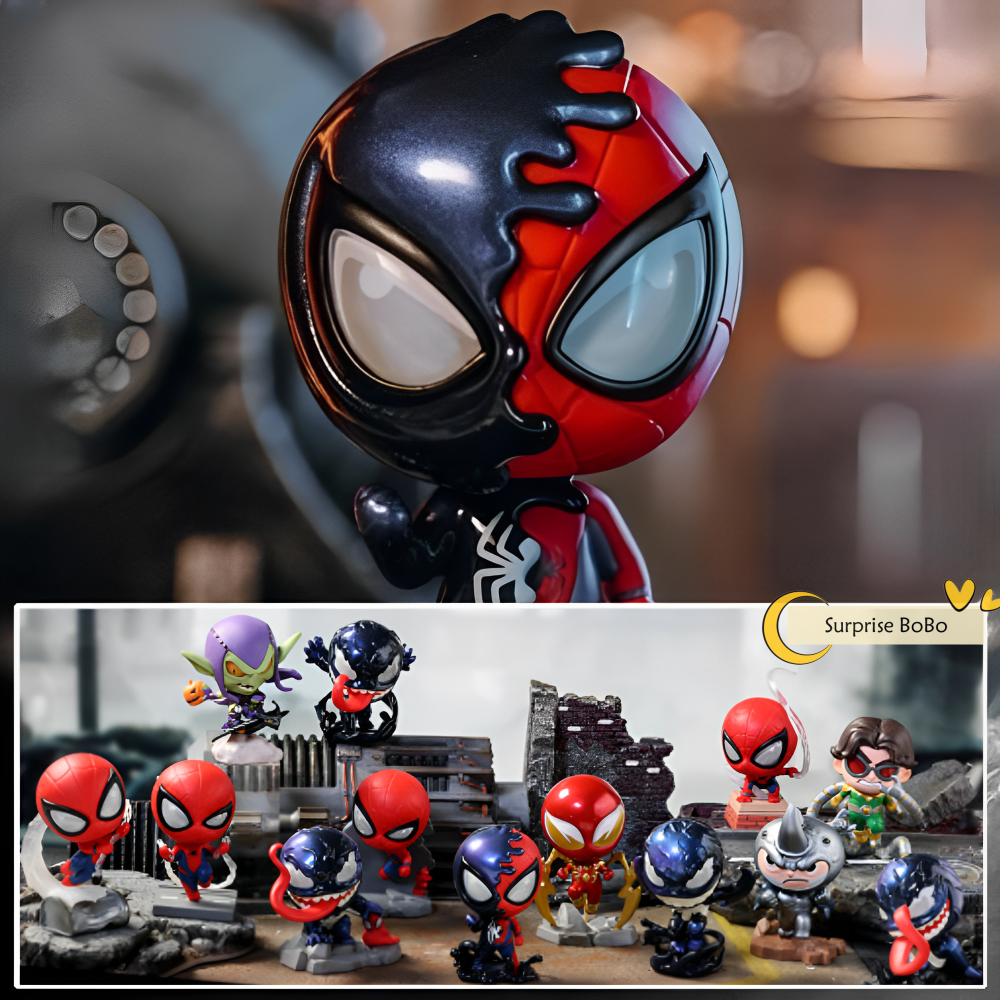 POP MART X Marvel Spider-Man Maximum Venom Series Confirmed Blind Box Figure POP MART X Marvel Spider-Man Maximum Venom Series Confirmed Blind Box Figure