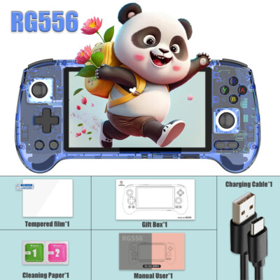 ANBERNIC NEW RG556 Retro Handheld Game Console 64bit Android 13 System Gifts