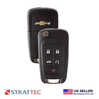 Chevrolet Impala, Malibu Flip Remote Key 5 Button Strattec 5912546