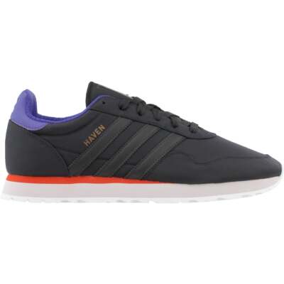 

Adidas Haven Lace Up Мужские кроссовки Размер 7 D Повседневная обувь BY9712, Черный, adidas Haven Lace Up