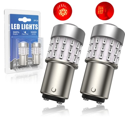 LED Stop Bulbs Light Super Bright RED 2400LM 8000K For Jeep Renegade 2015-2021