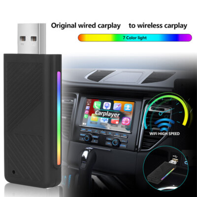 USB Wireless CarPlay Adapter For iPhone Apple Wireless Carplay Dongle Plug Play