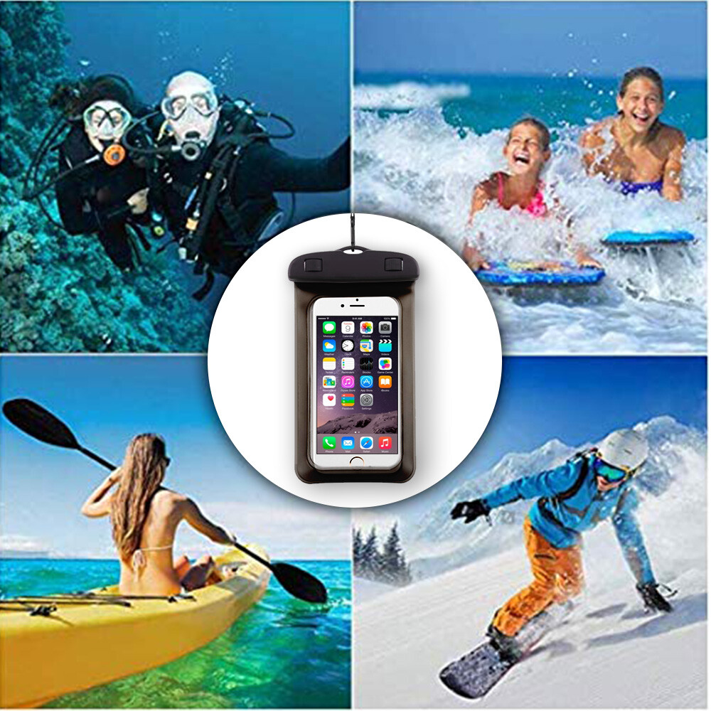 Waterproof Phone Bag Pouch Underwater Swimming Cell Phone Case Cover Dry Bag