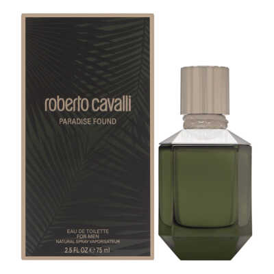 Paradise Found by Roberto Cavalli for Men 2.5 oz EDT Spray Brand New